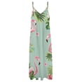 thumbnail image 4 of Flamingo Pattern Sleeveless Dress for Women Clothing Female Women's Summer Skirt, 4 of 7