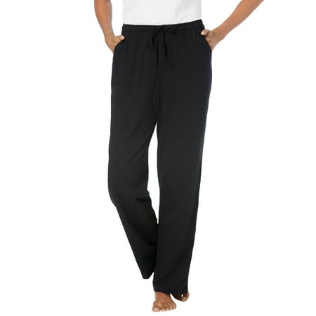 

Dreams & Co. Women s Plus Size Knit Sleep Pant Pajama Bottoms