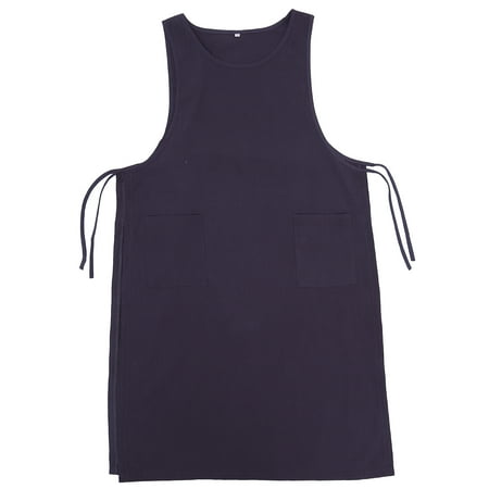 

1pc Mid-length Loose Sleeveless Cooking Apron Practical Household Apron