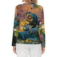 thumbnail image 2 of Apex Legends Pathfinder Women's Pajama Top 3D Digital Print Sleepwear Trendy Crewneck Pullovers Long Sleeve Shirts 3XL, 2 of 8