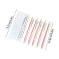 thumbnail image 3 of 5 Pack Black Quick Dry Gel Pens, Minimalist Office and Writing Pens, Retractable Ballpoint Pen Set for Note Taking and Daily Use Gift, 3 of 6