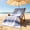 Navy NY, variant on WIZUTIZ Boho Striped Beach Towel with Tassels, Soft Absorbent Wrap Travel Towel,for Pool Camping Picnic Gym and Bath, Outdoor Summer Essentials and Home Comfort,39.4*70.9in,Light Blue