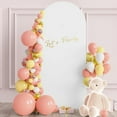thumbnail image 2 of AMERTEER Wedding Arch Cover Spandex Fitted Wedding Arch Stand Covers Round Top  Arch Backdrop Cover for Birthday Party Ceremony Banquet Decoration White, 2 of 4