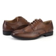 thumbnail image 3 of Oyang Men's Dress Shoes, Oxford Shoes, Leather Stylish Lace-up Wingtip Brogues, Business Casual Formal Derby Shoes, 3 of 9