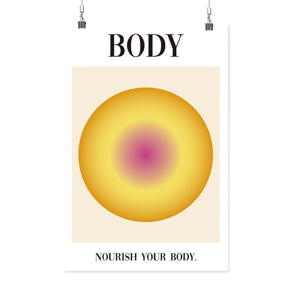 Nourish Your Body Poster - Smartprints Designs,