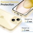 thumbnail image 5 of JETech Case for iPhone 15 6.1-Inch, Shockproof Phone Bumper Cover, Solid Color Matte TPU Frame, Anti-Scratch Clear Back (Yellow), 5 of 6