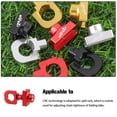 thumbnail image 2 of Greeniant Cadena Ajustador Sujetador Cadenas Tensor Impermeable Ligero Ajustadores Regulador Inoxidable Pernos Plegable Fijo Engranaje Rojo Type2 NO2, 2 of 6