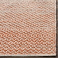 thumbnail image 2 of Safavieh Montauk Collection MTK601D Handmade Cotton Area Rug, 6' x 9', Orange / Ivory, 2 of 3