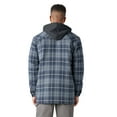 thumbnail image 2 of Dickies Men's Water Repellent Flannel Hooded Shirt Jacket | Quilted Lined Work Jacket with Fleece Hood & Hand Warmer Pockets, 2 of 4