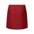 thumbnail image 5 of iopqo tennis skirt womens casual tennis skirt yoga sport active skirt shorts skirt midi skirt mini skirt red s, 5 of 6
