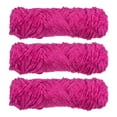 thumbnail image 1 of Unique Bargains Chenille Polyester Velvet Rose Red Yarn, 3 Skeins, 1 of 7