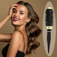 thumbnail image 3 of Unique Bargains Round Hair Brush Nano Thermal Ceramic for Hair Drying Styling Curling for Men and Women Black 35mm, 3 of 6