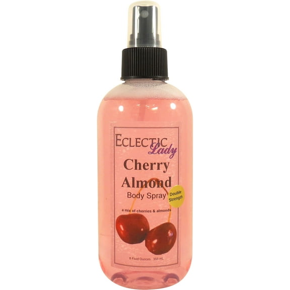 Cherry Almond Body Spray, Eclectic Lady, Hydrating Mist, Unisex, 8 oz