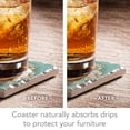 thumbnail image 5 of CounterArt "Coastal Wreath" Single Image Absorbent Stone Tumbled Tile Coaster 4 Pack, 5 of 9