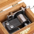 thumbnail image 4 of Caja De Música De Madera De 3,4x2,3x1,6 Pulgadas, 2 Unidades/juego De Caja De Música, Para Regalos De Cumpleaños, Decoración Del Hogar ANGGREK GC3115, 4 of 8