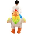 thumbnail image 4 of Disfraz inflable de gallo colorido para fiesta de Halloween, divertidos accesorios para el escenario del Día del Niño, 4 of 5