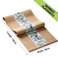 thumbnail image 2 of Manteles individuales de bambú tejido mantel individual de bambú mesa moderna manteles individuales de bambú antideslizantes manteles de mesa resistentes al calor para decoración de mesa de comedor, 2 of 7