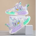 thumbnail image 7 of LIIPEE Girls Sneakers Cartoon Butterfly Closed Toe Non- Soft Sole Mesh Athletic Shoes Girls Versatile Climbing Hiking Camping Cycling Sneaker,Purple,10.5-11 Years, 7 of 7