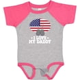 thumbnail image 3 of Inktastic I Love My Daddy Military Son Daughter Boys or Girls Baby Bodysuit, 3 of 5