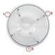 thumbnail image 5 of Replacement Cross Blade + 2Pcs 16Oz Cup Set for Magic Bullet, Replacement Parts Compatible with 250, 5 of 5