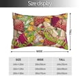 thumbnail image 2 of Fotbe Bright Mushrooms Funda de Almohada Decorativa Estilo Occidental, Lujo en Algodón, Fundas para Almohadas King, Cojín Estampado para Decoración del Hogar-14"x20", 2 of 6