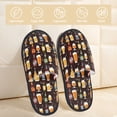 thumbnail image 2 of Balery Beer Bottles1 Pantuflas de Casa de Felpa Silenciosas con Diseño Estampado, Zapatillas Cómodas Antideslizantes de Algodón para Interior-Medium, 2 of 8