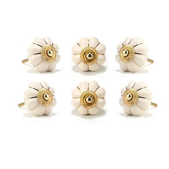 Pumpkin Gold Cabinet Knob ( Set Of 6 )