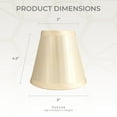thumbnail image 5 of Royal Designs, Inc. Empire Chandelier Shade CS-1008-5EGG/ST, Eggshell Stripe, 3 x 5 x 4.5, 5 of 8