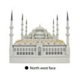 thumbnail image 2 of Children DIY Model Kit Collectible Blue Mosque Sudan 3D Paper for Aviation Collectors, 2 of 9