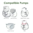 thumbnail image 3 of Maymom Duckbill Valve Compatible with Momcozy S9/S12, Spectra Caracup, FEISIKE Cup 2011 Version, TSRETE; Duckbill for Wearable Breastpump; 4pc (White, for Momcozy TSRETE), 3 of 8