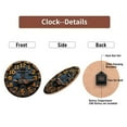 thumbnail image 7 of Vintage Anvil Clock Wall Decor Home 10-Inch Silent Wooden Wall Clock, Battery Operated (AA Batteries Not Included), Artistic Home Decor, 7 of 7