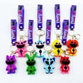 thumbnail image 2 of Smiling Critters Keychain, Smiling Animal Keychain, Cute Cartoon Keychain, for Boys Girls Gifts or Cell Phone Charm, Car Key Decoration, 2 of 5