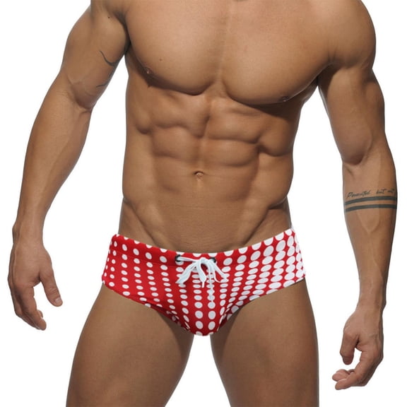 Mens Bikini Swimwear Sexy Swimsuit Gradient Design Swim Briefs with Drawstring Low Waist Bathing Suit Lightweight Swim Bottons 2026 Summer Beach Vacation Outfits
