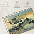 thumbnail image 6 of Elephant Stock Bamboo Hedge At Kumemura Wall Art - Horizontal Canvas Wall Art - Living Room Wall Decor - Nature Canvas - Green And Blue Decor By Hokusai - 30" x 20", 6 of 8