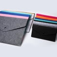 thumbnail image 3 of Giaone Felt Coin Wallet Women Men Purse Change Bag ID Credit Card Holder Solid Color, 3 of 17