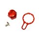 thumbnail image 3 of Baitcasting Placa de bloqueo de carrete Reparación de aleación de aluminio Tornillo de mango resistente Color rojo izquierdo, 3 of 8