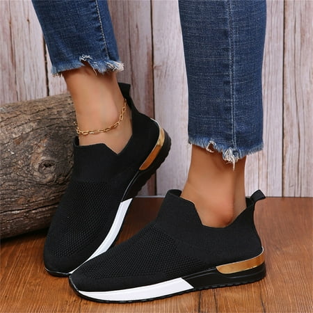 

YODETEY Women Mesh Shoes Clearance Soft Sole Comfortable and Breathable Lightweight Single Shoes Weave Mesh Shallow Mouth Casual Shoes Silver
