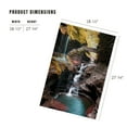 thumbnail image 2 of Lantern Press 1000 Piece Jigsaw Puzzle, Watkins Glen State Park, New York, Waterfall Scene, 2 of 5