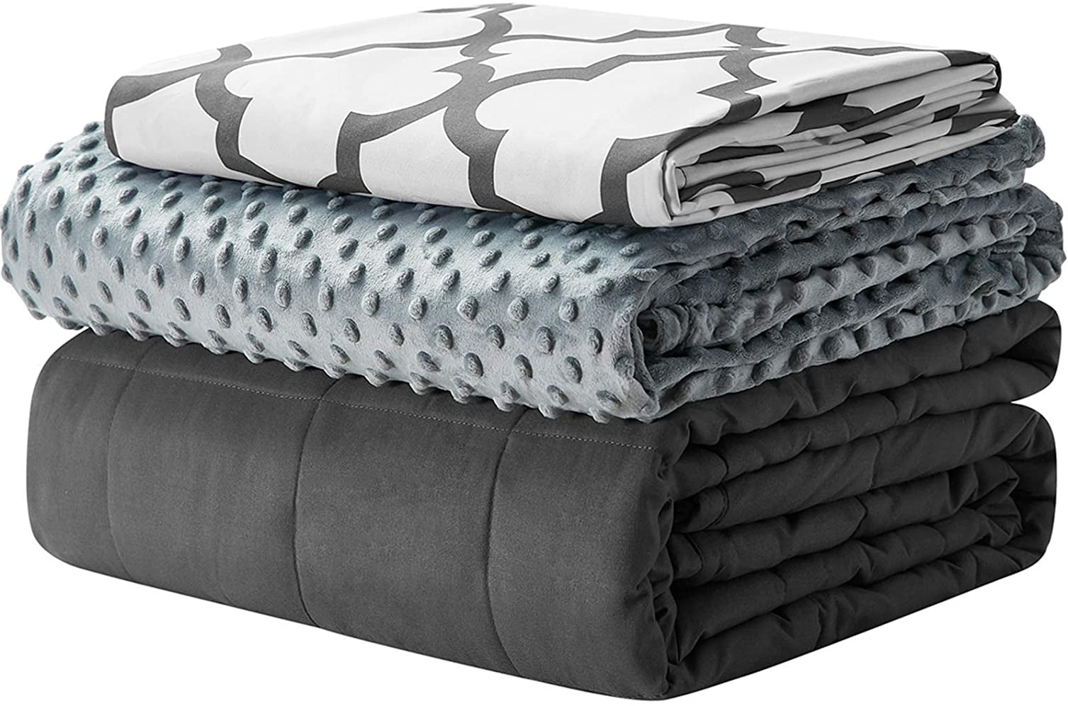 YnM Weighted Blanket and Duvet Covers — Hot and Cold Duvet Cover Set (3