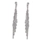 thumbnail image 3 of Pendientes colgantes elegantes y modernos para banquetes de compromiso y fiestas. 9cmx1.2cm, 3 of 9