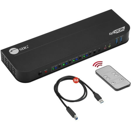 4X1 HDMI 2.0 4K HDR USB 3.0 KVM