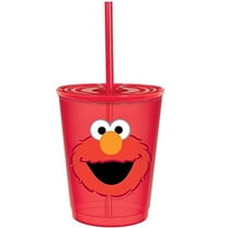 Vibrant Red Everyday Sesame Street Sippy Cup - 12 oz. - BPA-Free Plastic - Perfect for Themed Parties & Events (1 Pc.)