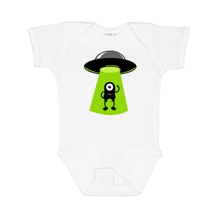 

Inktastic Alien Being Beamed Up by UFO Gift Baby Boy or Baby Girl Bodysuit