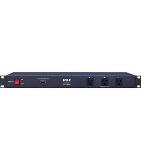 Rack Mount Power Supply - Rack Mount Power Conditioner Strip with USB Charge Port Power Supply Surge Protector