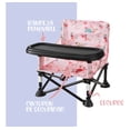 thumbnail image 3 of Silla Plegable Nova Mima2 para Exterior con Mesita Color Rosa, 3 of 5