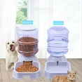 thumbnail image 2 of 3.8L Automatic Pet Feeder Dog Cat Drinking Bowl Large Capacity Water Food Holder, 2 of 8