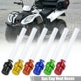 thumbnail image 2 of Unique Bargains 6pcs Universal Motorcycle Gas Fuel Tank Cap Air Vent Hose Breather Two Way Valve Clear Tube 6 Colors, 2 of 6