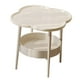 thumbnail image 3 of Mesa auxiliar perfecl de 2 niveles organizador simple mesita de noche mesa de centro para apartamento sofá oficina cama espacio pequeño, 3 of 7
