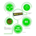 thumbnail image 4 of Faro Barra 60 Led Rectangular Auxiliar Auto Moto Jeep 4x4, 4 of 8
