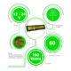 thumbnail image 4 of Faro Barra 60 Led Rectangular Auxiliar Auto Moto Jeep 4x4, 4 of 8
